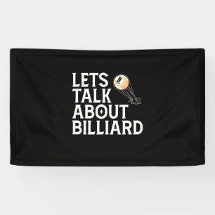 Banderoles Joueur de billard   Parlons De Billiard