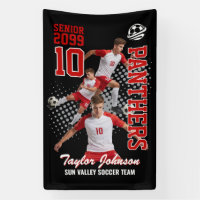 Joueur de football senior Collage de photos person
