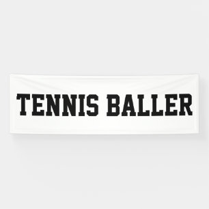 Banderoles Joueur de tennis d'exception