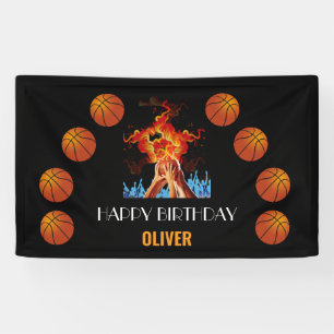Banderoles Joueur sportif de basketball moderne Joueur de fêt