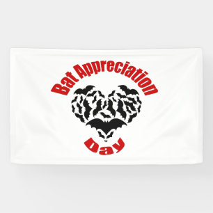 Banderoles Jour d'appréciation des chauves-souris