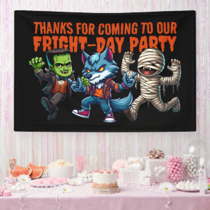 Banderoles Jour de la Foule Monsterrific Jour d'Halloween