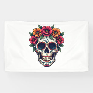 Banderoles Jour du crâne de sucre mort - Dia de los Muertos S