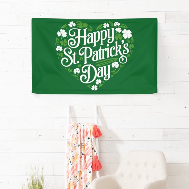 Banderoles Joyeuse Saint-Patrick  (En situation)