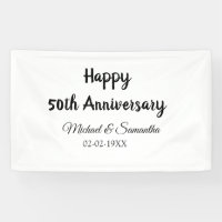 Joyeux 50e anniversaire ajouter nom du couple date