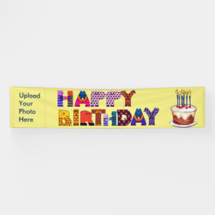 Banderoles Joyeux anniversaire