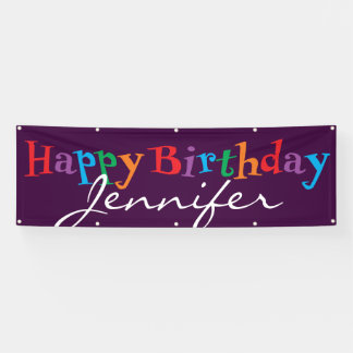 Banderoles Joyeux anniversaire
