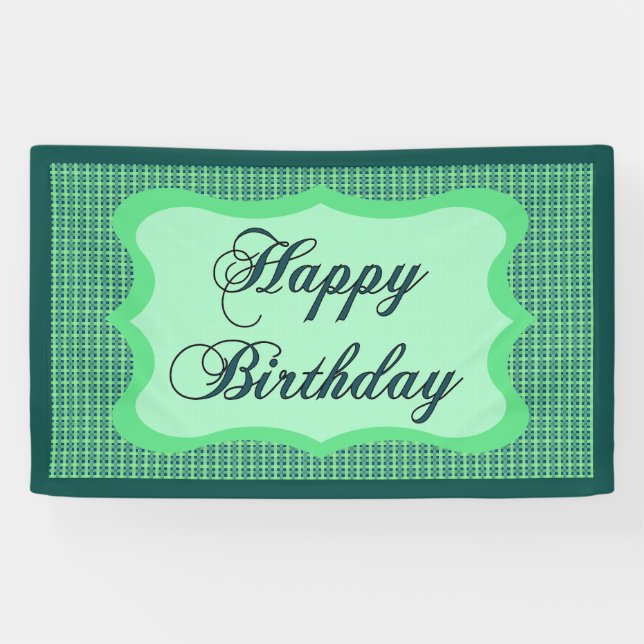 Banderoles Joyeux anniversaire Générique (Horizontal)