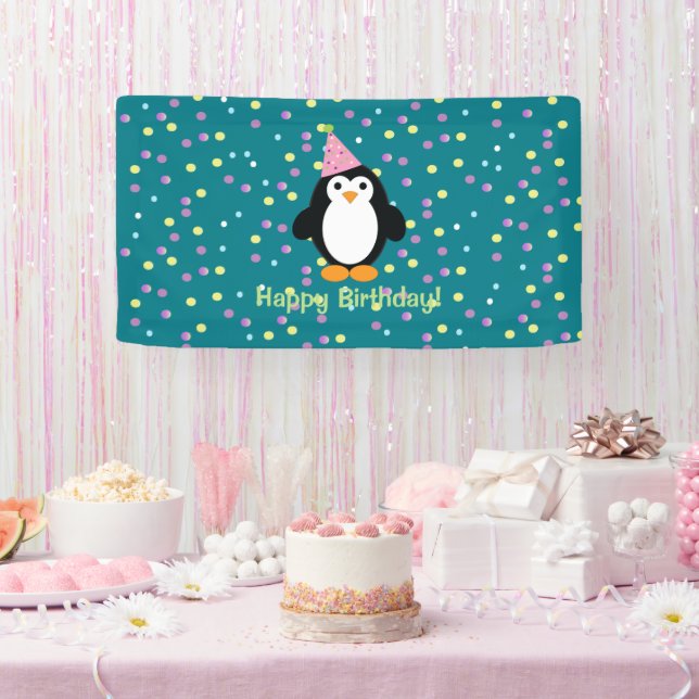 Banderoles Joyeux Anniversaire mignon Dessin de fête du dessi (Fête)