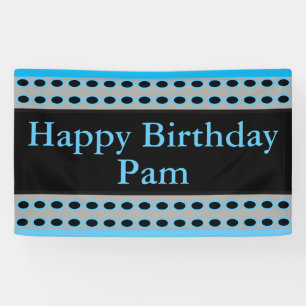 Banderoles Joyeux anniversaire Pam