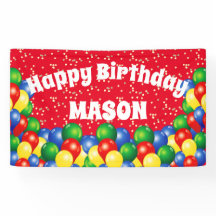 Joyeux ballons d'anniversaire