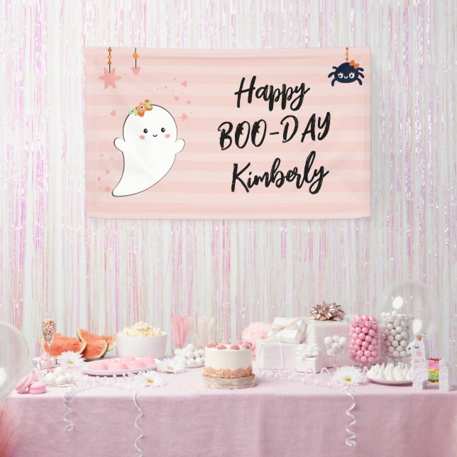 Banderoles Joyeux Booday Halloween Anniversaire (Fête)