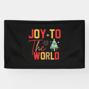 Banderoles Joyeux cadeau de Noël au monde