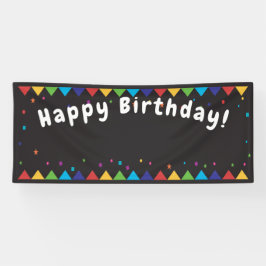 Banderoles Joyeux cadre photo d'anniversaire