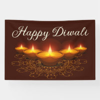 Joyeux Diwali avec Rangoli et Diya