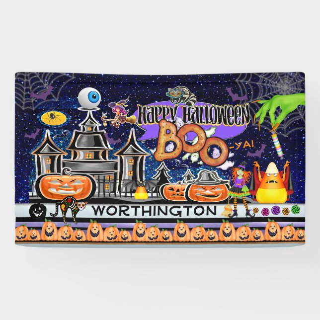 Banderoles Joyeux Halloween ! (Horizontal)