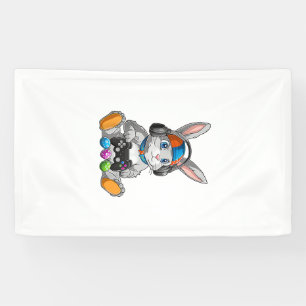 Banderoles Joyeux Lapin de Pâques Œuf Drôle Garçons Filles En