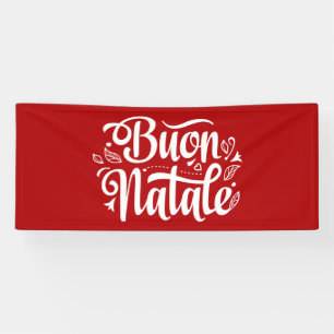 Banderoles Joyeux Noël Italien Merry Christmas