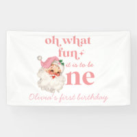 Joyeux Noël Rose Père Noël Premier Anniversaire