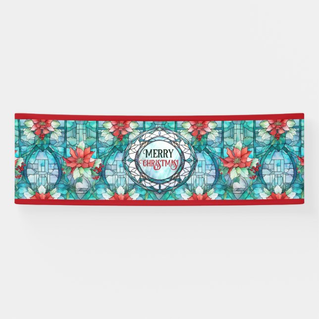 Banderoles "Joyeux Noël !" Slogan modifiable (Horizontal)