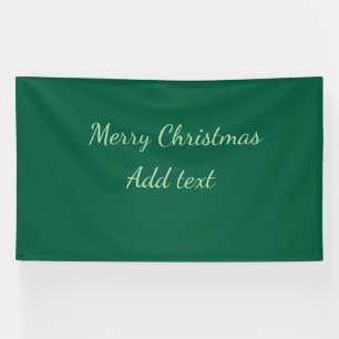 Banderoles Joyeux Noël vert plaine solo arrière - plan vacanc