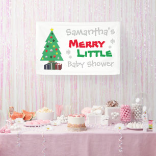 Banderoles Joyeux petit Baby shower