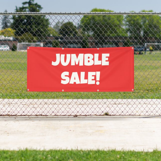 Banderoles Jumble Sale ! Bonnet lumineux (En situation)