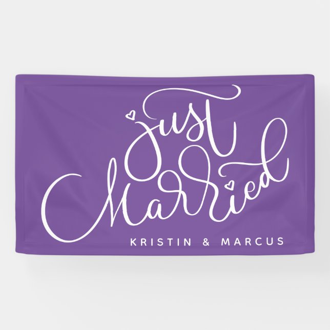 Banderoles Juste marié (Horizontal)
