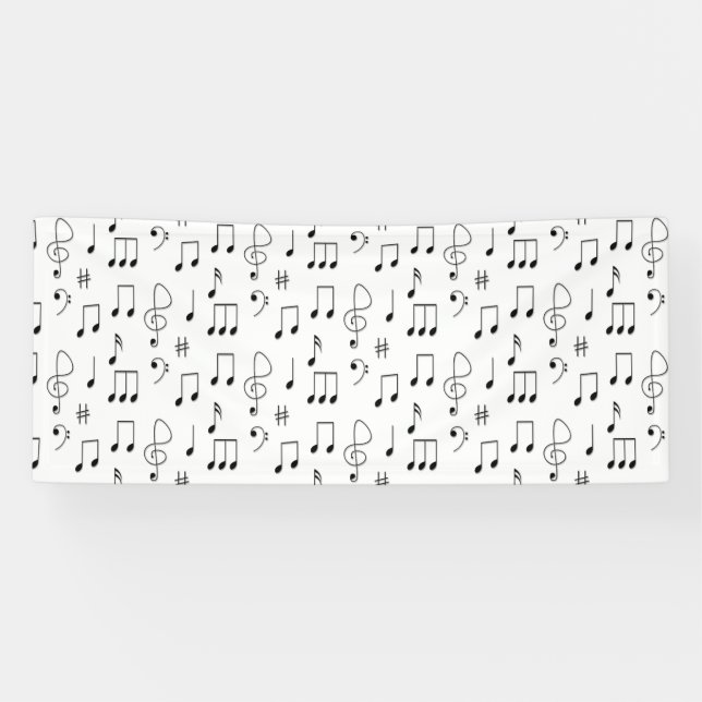Banderoles Juste Noté Blanc (Horizontal)