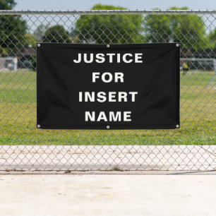 Banderoles Justice Pour Une Manifestation De Texte Personnali