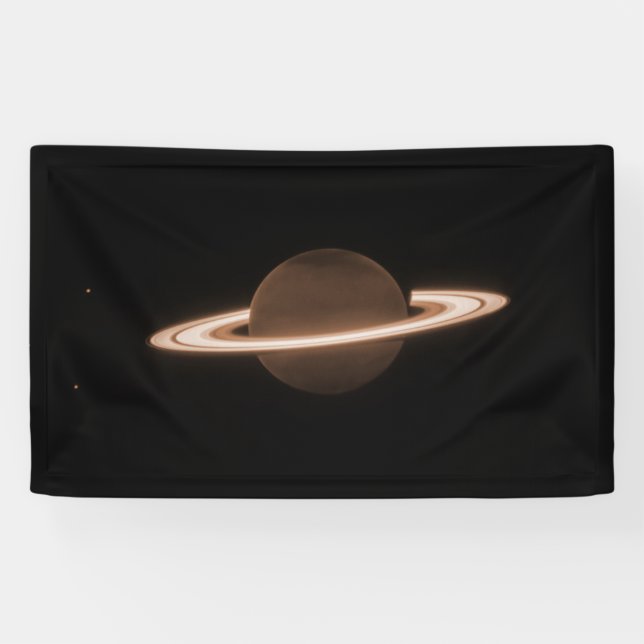 Banderoles JWST James Webb télescope spatial Saturn Infraroug (Horizontal)