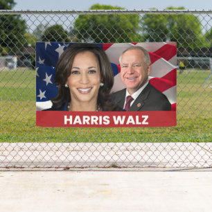 Banderoles Kamala Harris Tim Walz 2024