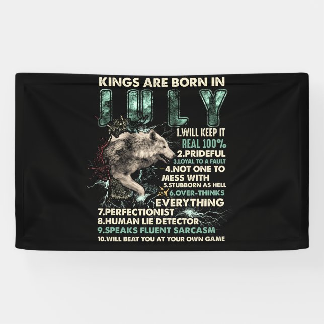 Banderoles King Are Born (Horizontal)