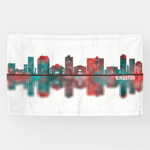 Banderoles Kingston Jamaica Skyline