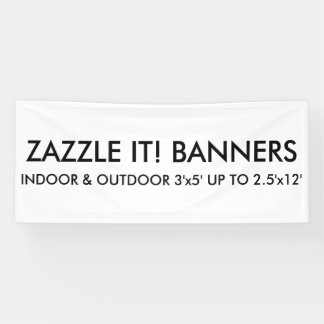 Banderoles La coutume a personnalisé 6' modèle de blanc de