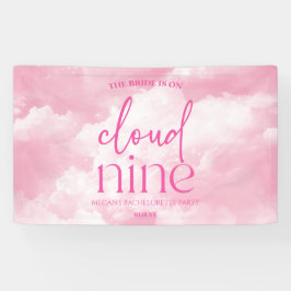 Banderoles La Mariée Est Sur Cloud Neuf Bachelorette Rose