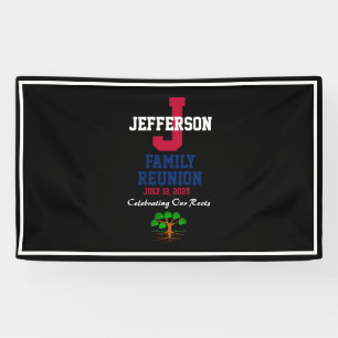 Banderoles La Réunion de famille rouge, blanc, bleu pour tou
