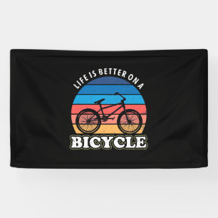 Banderoles La Vie Est Mieux À Vélo