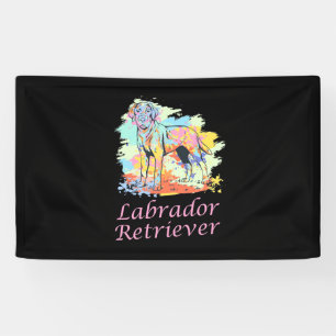 Banderoles Labrador Retriever Watercolor