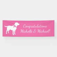 Labrador Theme Chien Baby shower Pink Lab