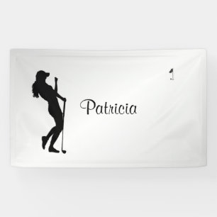 Banderoles Ladies Golfer Personal