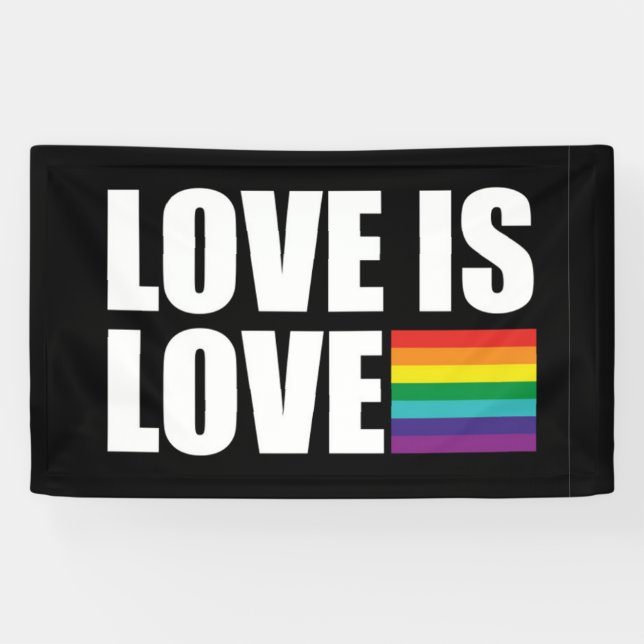 Banderoles L'amour est l'amour (Horizontal)