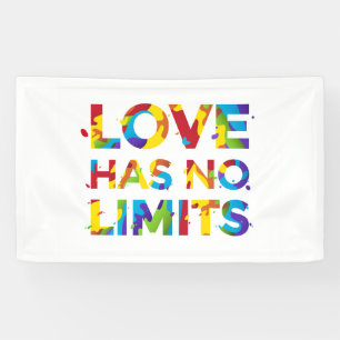 Banderoles L'amour n'a pas de limites