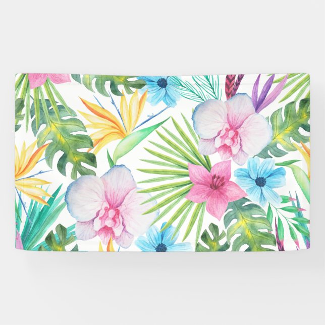 Banderoles L'art des oiseaux tropicaux (Horizontal)