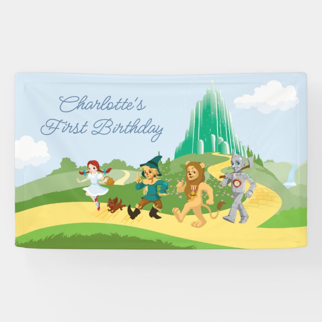 Banderoles L'Assistant D'Oz™ | Anniversaire (Horizontal)