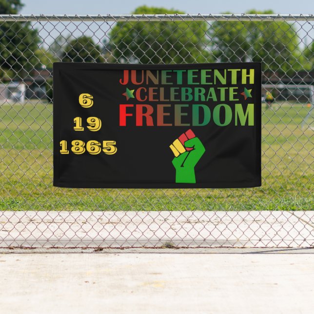 Banderoles Le 11° juin célèbre la solidarité pour la liberté  (En situation)