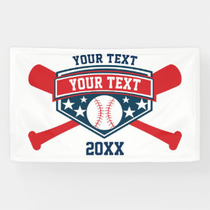 Banderoles Le base-ball de base-ball personnalisent