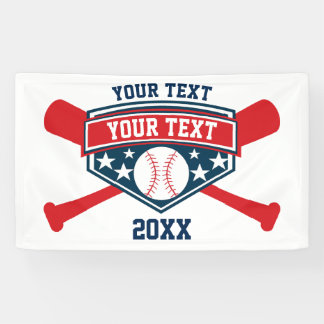 Banderoles Le base-ball de base-ball personnalisent