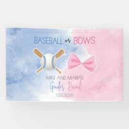 Banderoles Le baseball ou le sexe des arcs révèlent