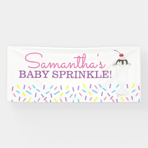 Banderoles Le bébé de parfait de crème glacée arrosent la
